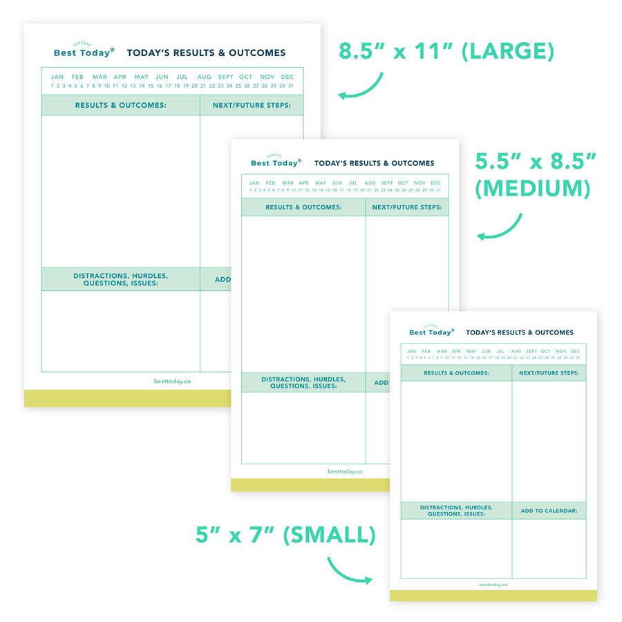 Results and Outcomes Pad