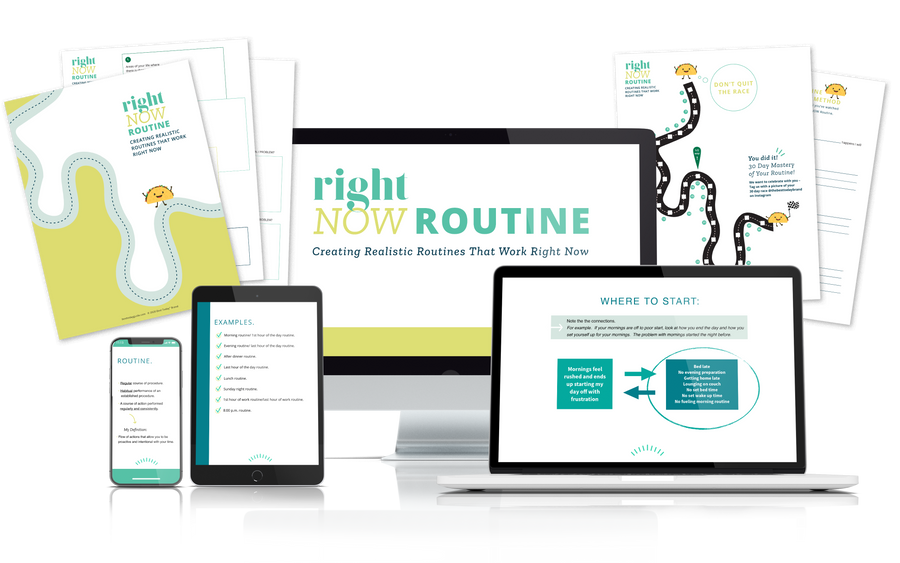 Digital course that teaches you how to create realistic routines that work for your life.